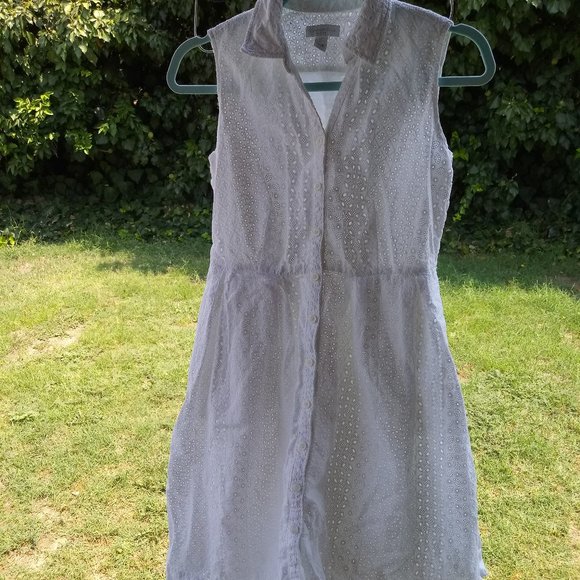 Charter Club Dress 6 Petite 100% Cotton - Picture 1 of 5